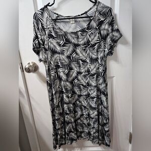 Black And White Tshirt Dress